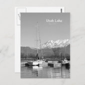 Zeilboten op het natuurpark van het meer van Utah Briefkaart (Voorkant / Achterkant)