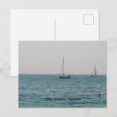 Zeilboten op het Ontariomeer Briefkaart (Voorkant / Achterkant)