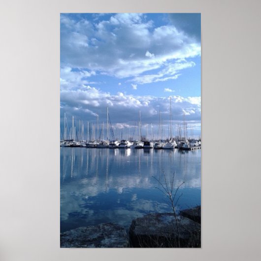 Zeilboten op het Ontariomeer Poster (Voorkant)