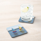 Zeilboten op het Silver Lake Bier Onderzetter (Rechterzijde)