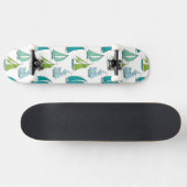 Zeilboten Op Het Water Patroon Persoonlijk Skateboard (Horizontaal)