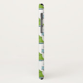 Zeilboten op het waterpatroon Case-Mate iPhone case (Achterkant/links)