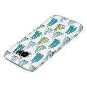 Zeilboten op het waterpatroon Case-Mate samsung galaxy hoesje (Onderkant)