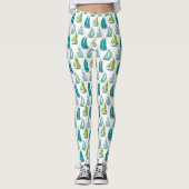 Zeilboten op het waterpatroon leggings (Voorkant)