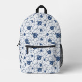 Zeilboten op het Zee Bedrukte Rugzak (Voorkant)