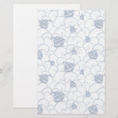 Zeilboten op het Zee Briefpapier (Voorkant / Achterkant)