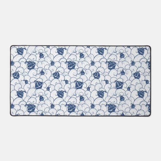 Zeilboten op het Zee Bureaumat (Voorkant)