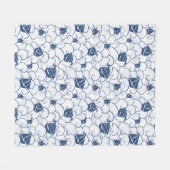 Zeilboten op het Zee Fleece Deken (Voorkant (Horizontaal))