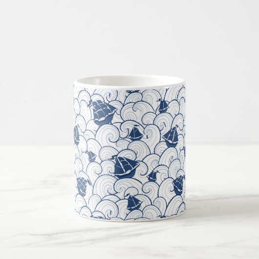 Zeilboten op het Zee Koffiemok (Center)