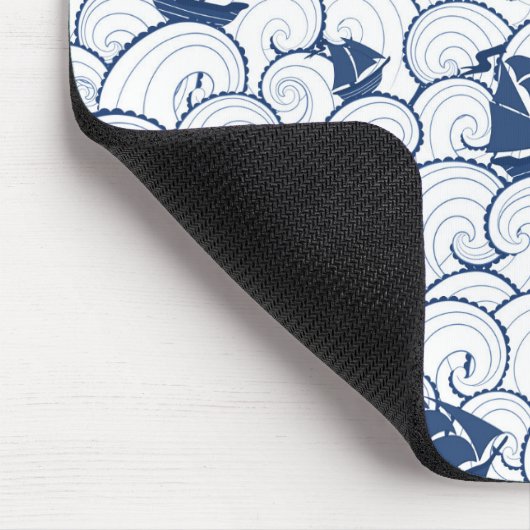 Zeilboten op het Zee Muismat (Hoek)