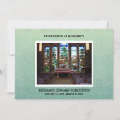 Zeilboten op Lake Harriet Sympathy Thank You kaart (Achterkant)