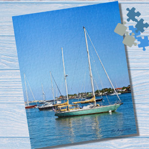 Zeilboten op Matanzas Bay St. Augustine Florida Legpuzzel