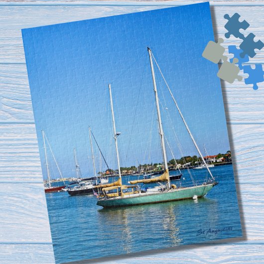 Zeilboten op Matanzas Bay St. Augustine Florida Legpuzzel