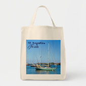Zeilboten op Matanzas Bay St. Augustine Florida Tote Bag (Voorkant)