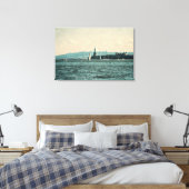 ZEILBOTEN OP NEW YORK BAY Canvas Art Afdruk (Insitu (Slaapkamer))