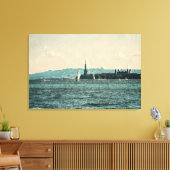 ZEILBOTEN OP NEW YORK BAY Canvas Art Afdruk (Insitu (Woonkamer))