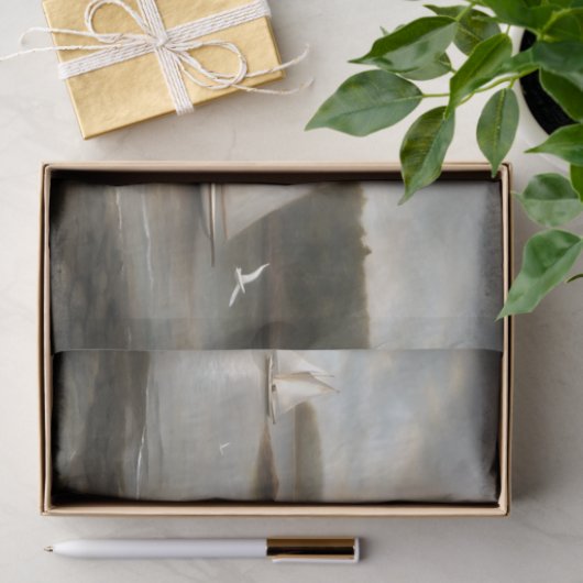 Zeilboten op Tranquil Bay Decoupage Tissuepapier (Geschenk)