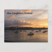 Zeilboten op zonsondergang briefkaart (Voorkant)