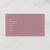 Zeilboten op zonsondergang visitekaartje (Achterkant)