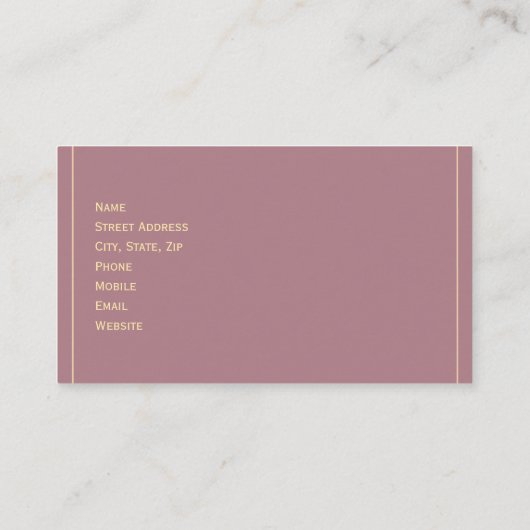 Zeilboten op zonsondergang visitekaartje (Achterkant)