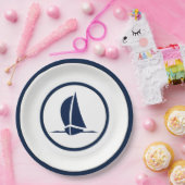 Zeilboten Papieren Bordje (Feest)