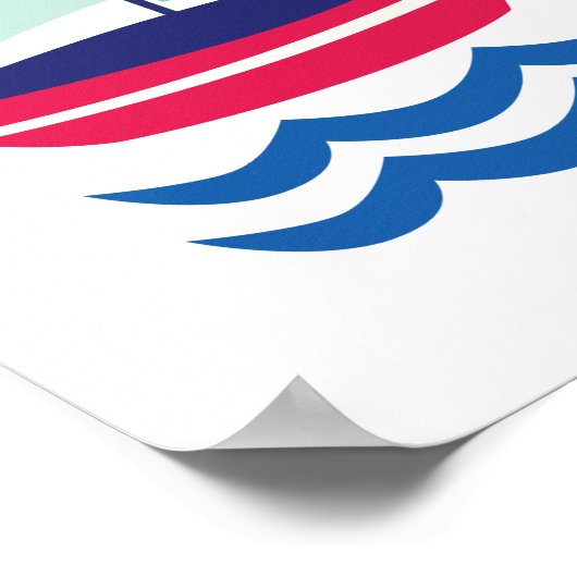 Zeilboten Poster (Hoek)