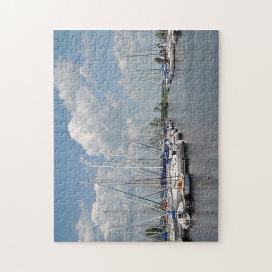 Zeilboten puzzel legpuzzel (Verticaal)