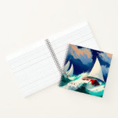 Zeilboten Racen in Heavy Zeeen Notitieboek (Binnen)