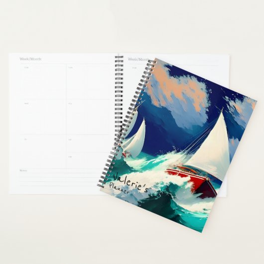 Zeilboten Racen in Heavy Zeeen Planner (Display)