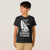 Zeilboten Racing Schippers Grappig T-shirt (Voorkant volledig)