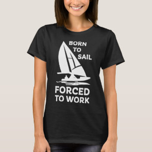 Zeilboten Racing Schippers Grappig T-shirt