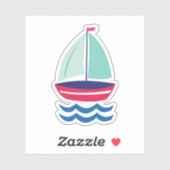 Zeilboten Sticker (Vel)