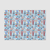 Zeilboten Tissuepapier (Voorkant)