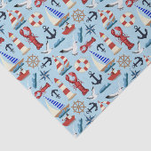 Zeilboten Tissuepapier (Detail)