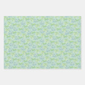 Zeilboten, tropische palmbomen, oceaanvogels inpakpapier vel (Voorkant 3)