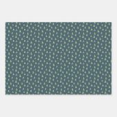 Zeilboten, tropische palmbomen, oceaanvogels inpakpapier vel (Voorkant)