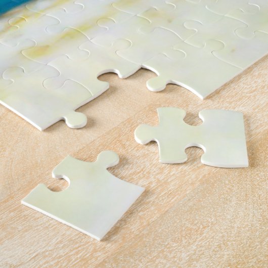 Zeilboten Tropische strand Vacking Legpuzzel (Zijkant)