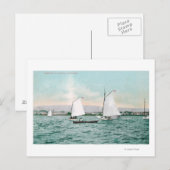 Zeilboten van Alameda BeachAlameda, CA Briefkaart (Voorkant / Achterkant)