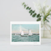 Zeilboten van Alameda BeachAlameda, CA Briefkaart (Staand voorkant)