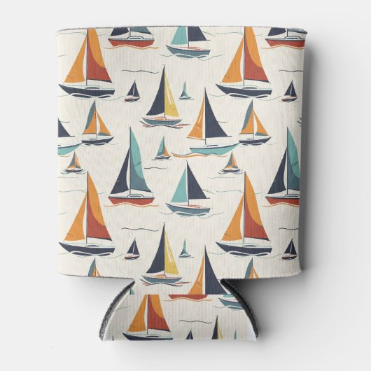 Zeilboten varen blikjeskoeler (Voorkant)