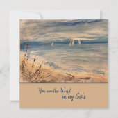 Zeilboten Wenskaart Kaart (Voorkant)