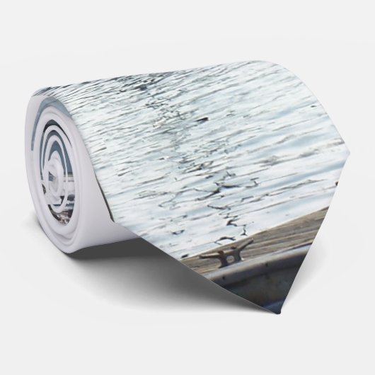 Zeilboten Zee Stropdas (Opgerold)