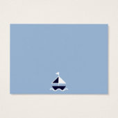 Zeilboten, zeemacht, Labels Visitekaartje (Achterkant)