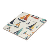 Zeilboten Zeiljacht Tegeltje (Zijkant)