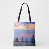 Zeilboten Zonneboten Canvas tas (Voorkant)