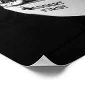 Zeilboten Zwart-wit Poster (Hoek)