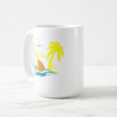 zeilbries koffiemok (Voorkant links)