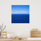 Zeilen aan de achterzijde van het Poster van Oahu (Keuken)