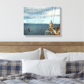 Zeilen aan de kust Zee Fever Print (Insitu (Slaapkamer))