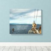 Zeilen aan de kust Zee Fever Print (Insitu (Houten vloer))